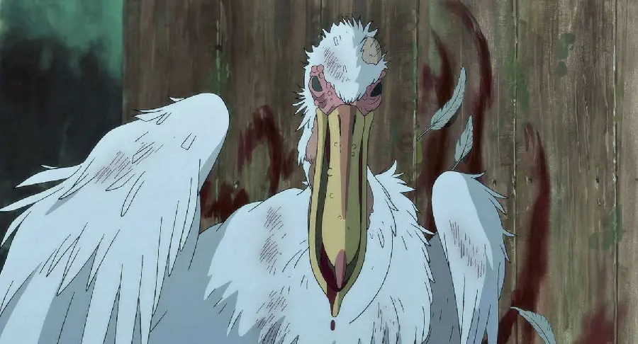 Photo of the most famous anime called The Boy and the Heron