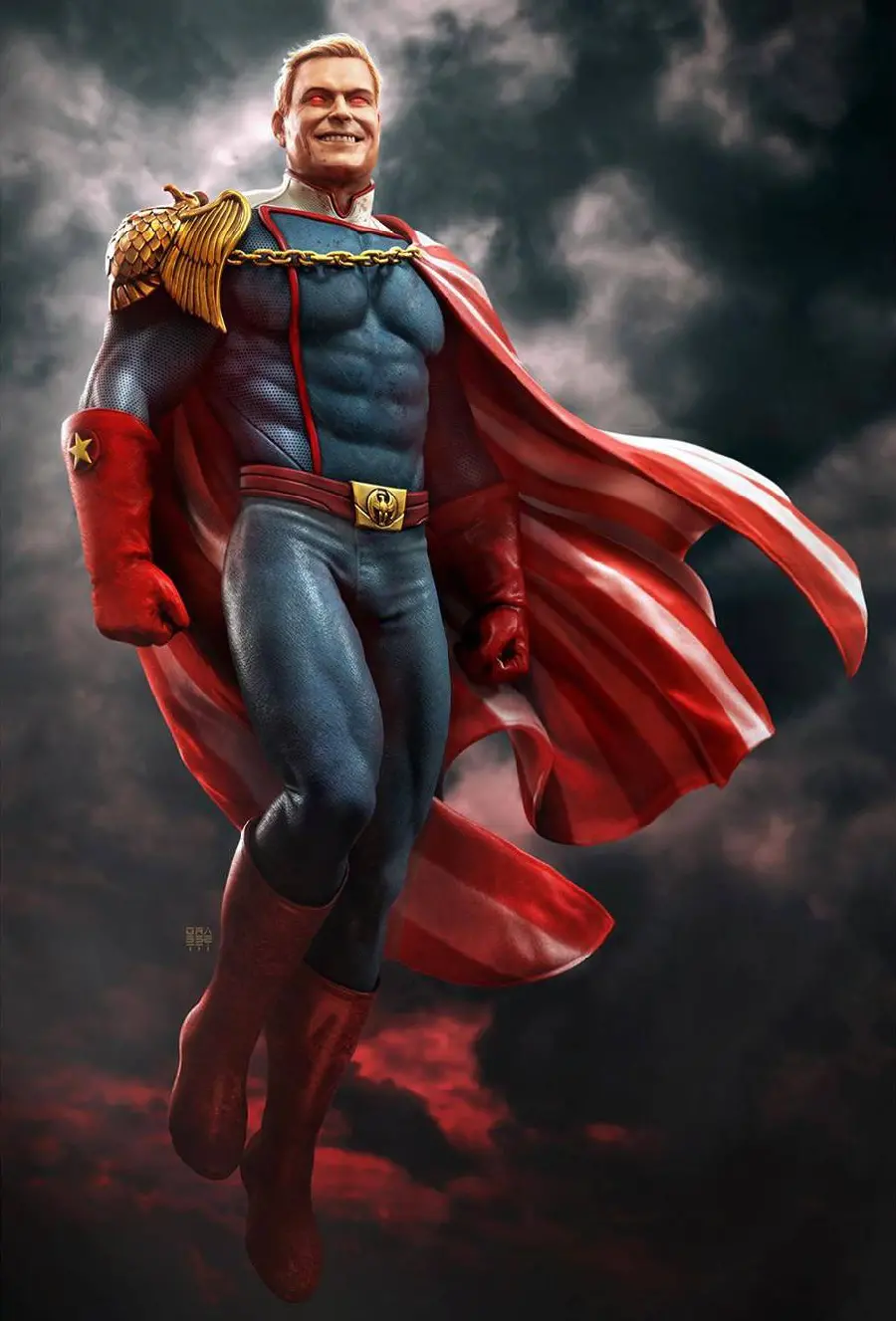 Popular Superhero and Antagonist Homelander