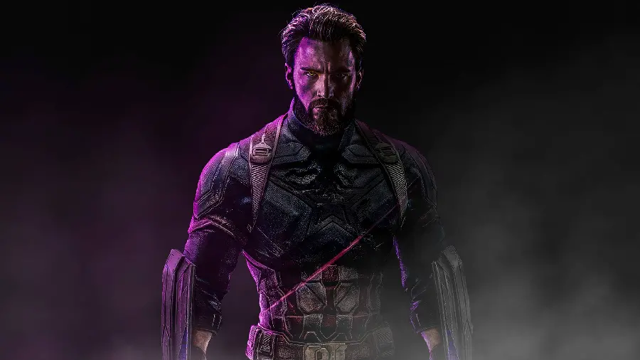 Beautiful wallpaper of Chris Evans as Captain America