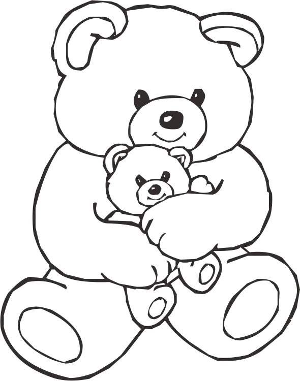 Photo of teddy bears for children's drawing