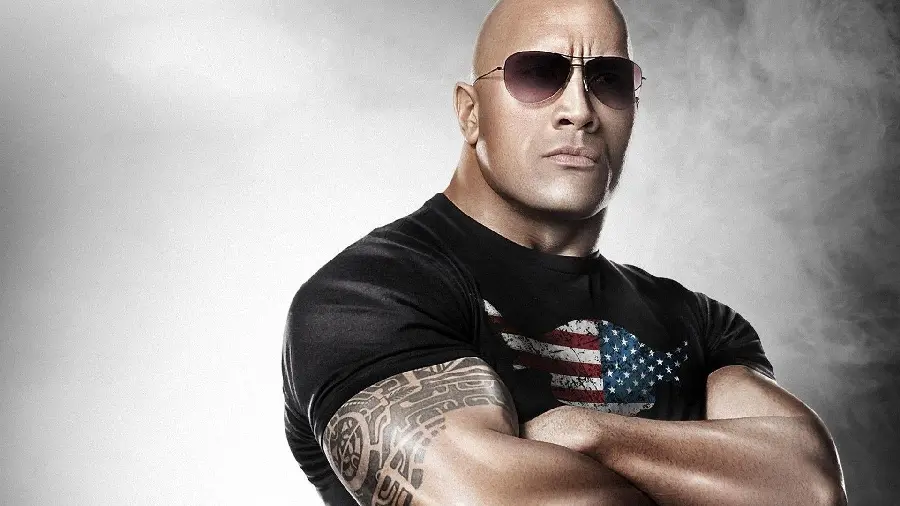 Photo of Dwayne Johnson or the Rock, former wrestler and current actor