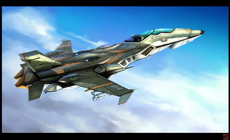 Background photo of future military aircraft