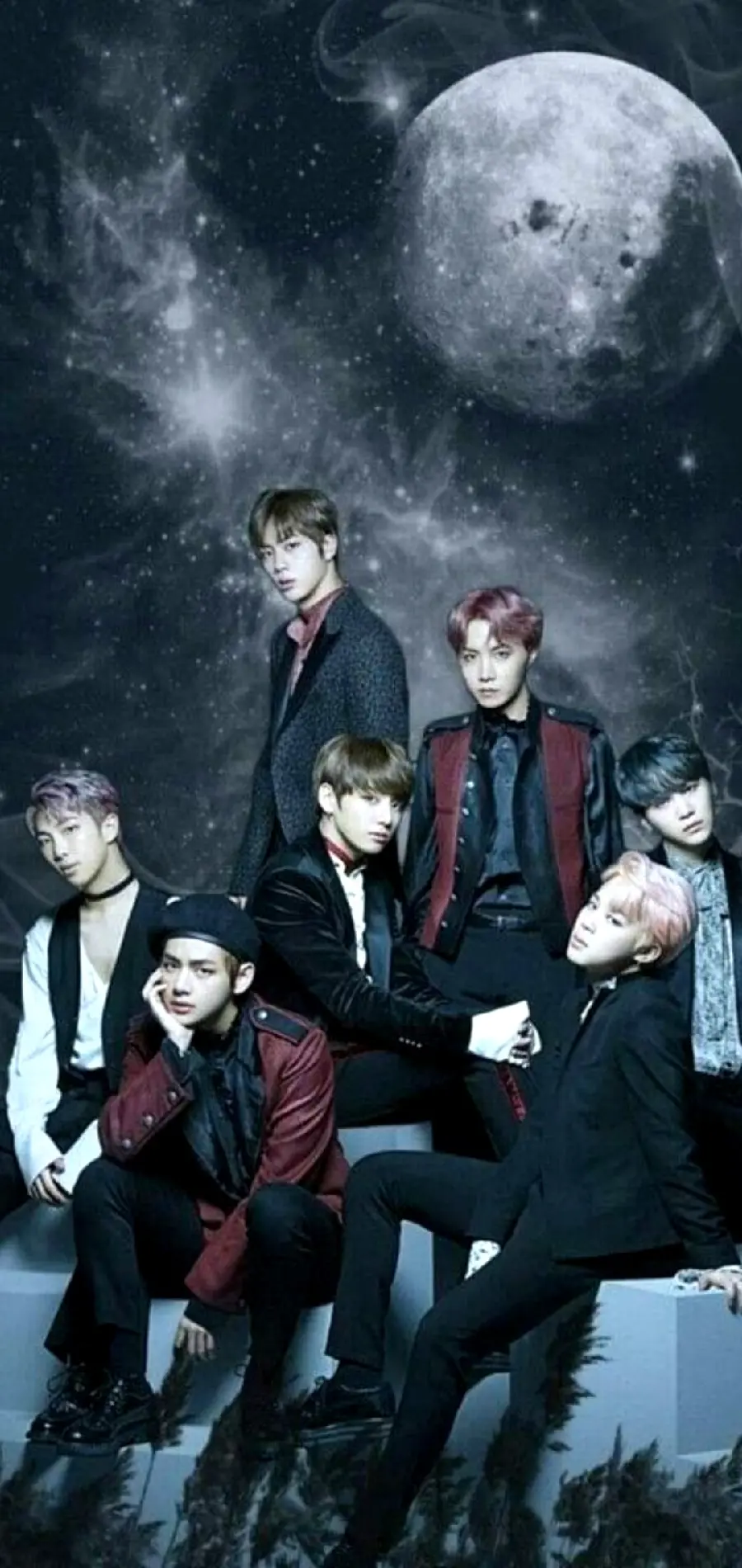 Attractive BTS wallpaper for phone background
