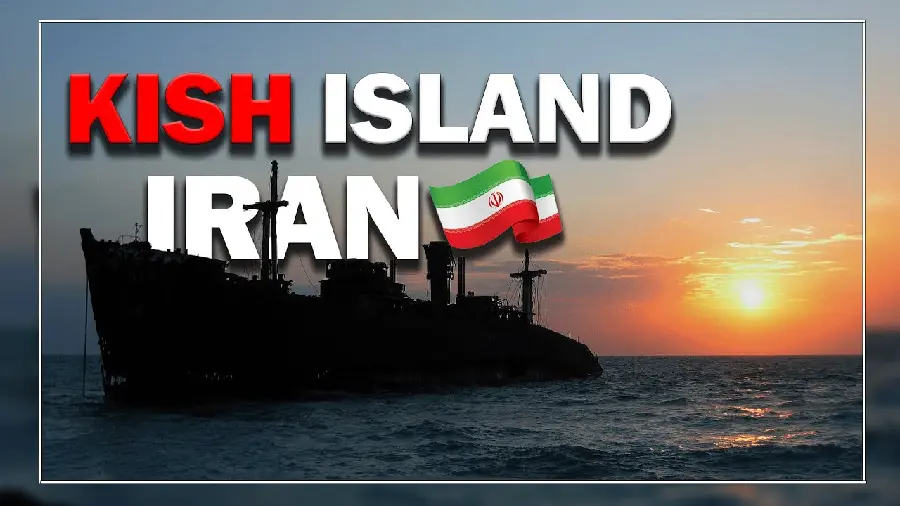 Advertising Poster of the Beautiful Island and Tourism of Kish