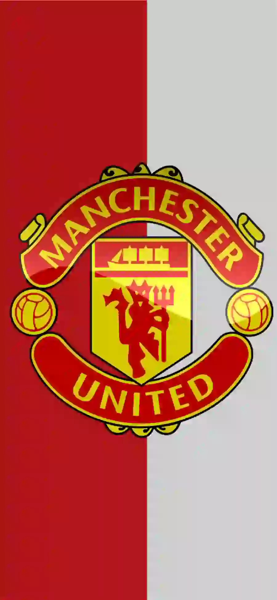 Wallpaper of the most popular football team called Manchester United