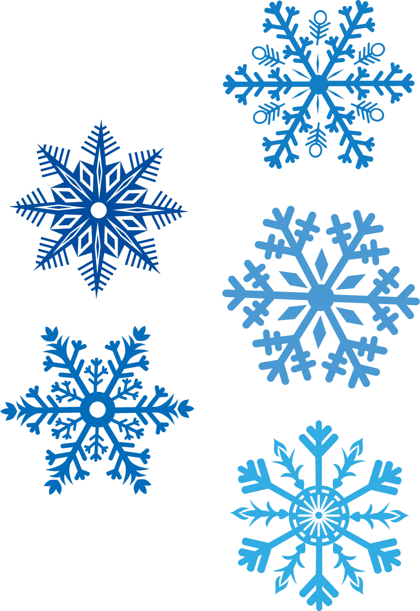 Free download of high quality png snowflakes
