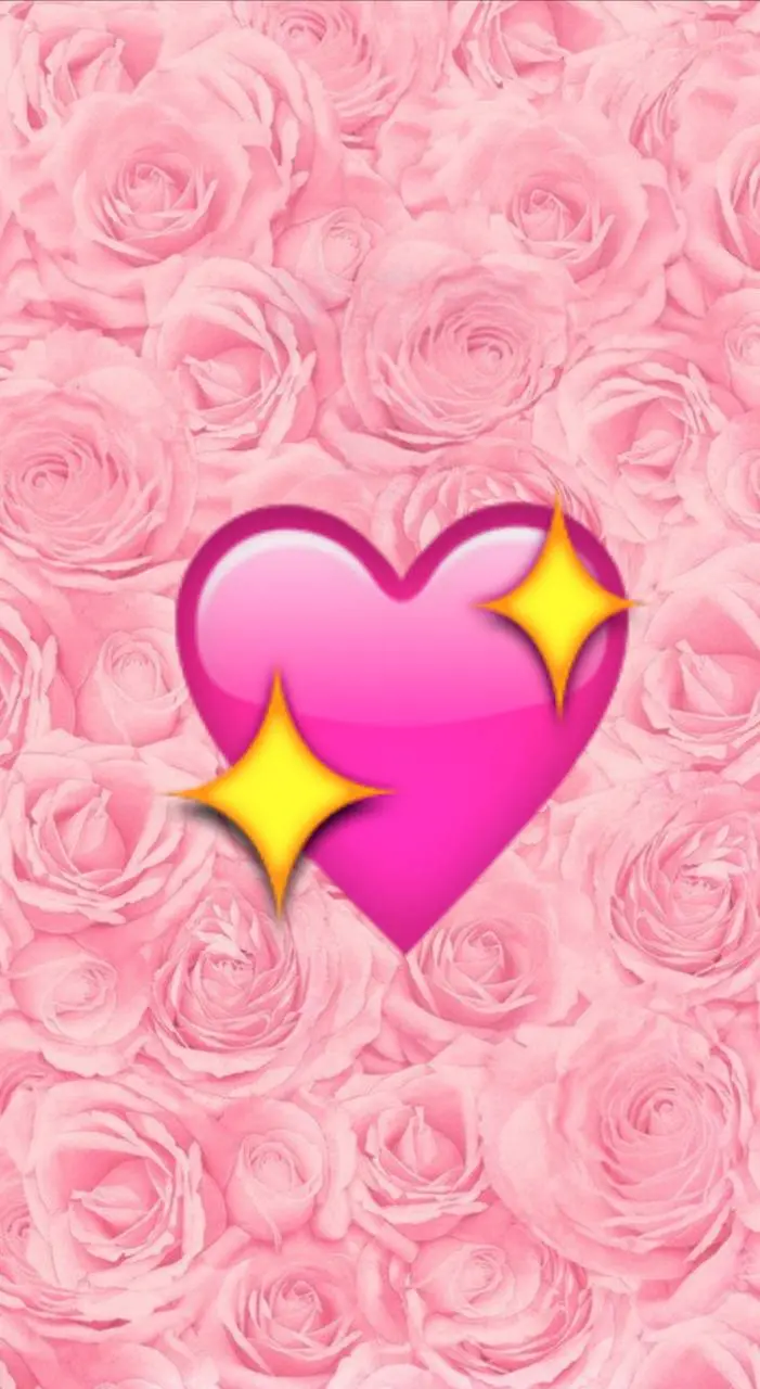 Girly and Fantasy Pink Heart Emoji Highlight Cover
