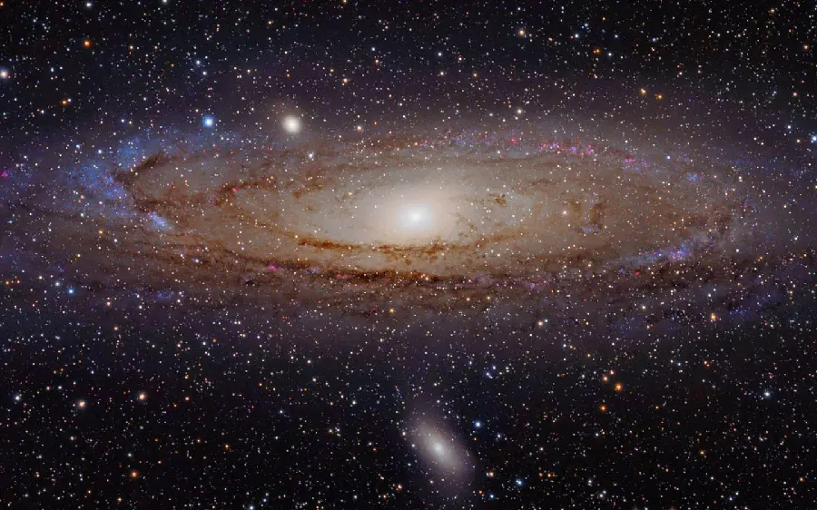 Best possible quality background with astronomy and endless space