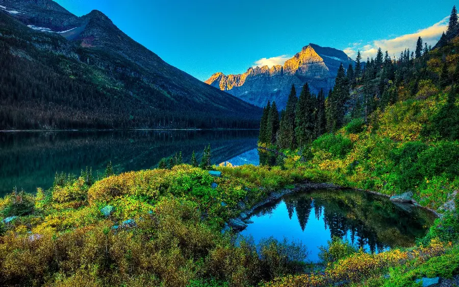 Scenic and unique stock of nature, a beautiful place to relax and have fun
