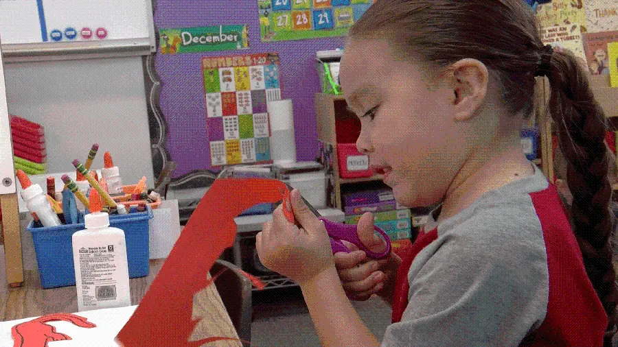 Photo of strengthening mental skills in kindergarten