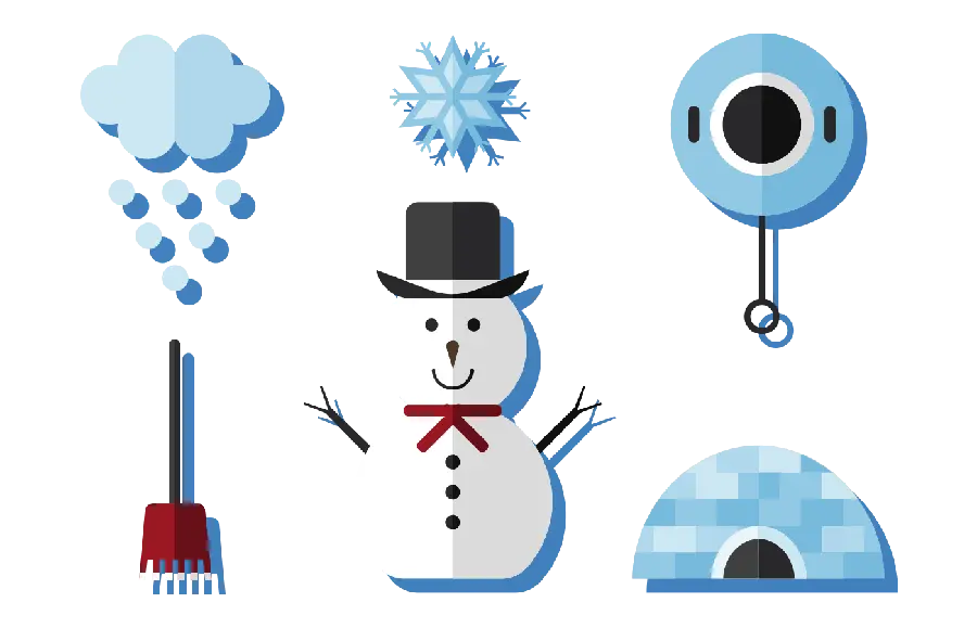 Best Artificial Snowman PNG Photo