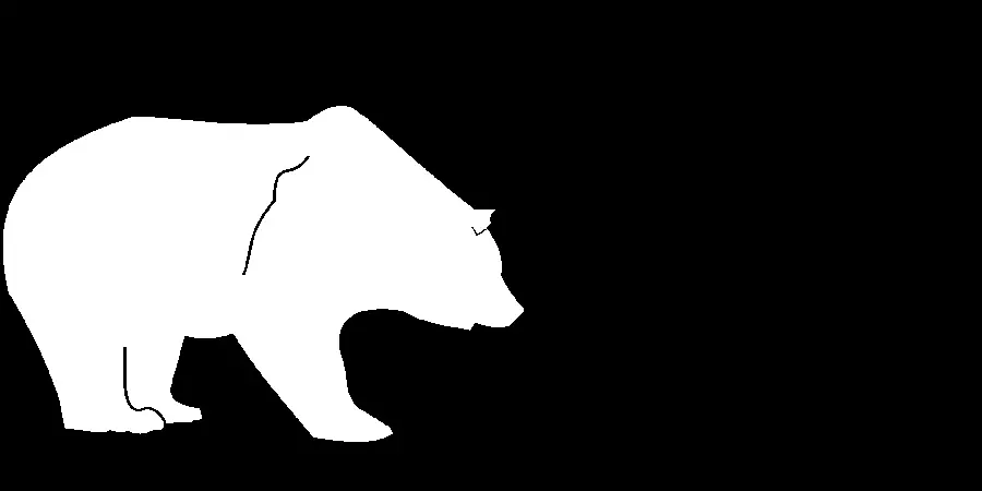 A completely free PNG drawing of polar bears