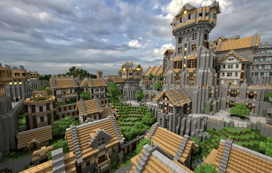 Image of a model of building blocks with excellent engineering