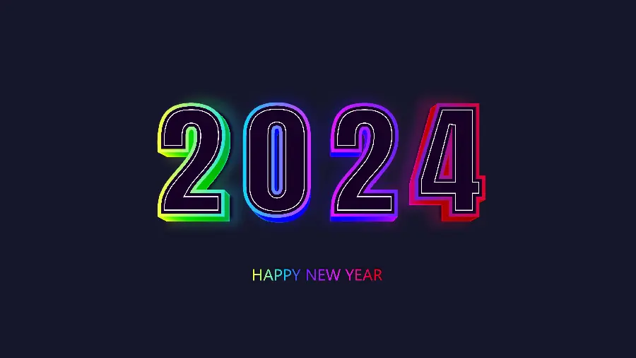 The most popular picture for New Year and Christmas 2024 greetings