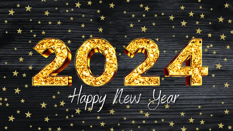 Image of text for New Year 2024 and Christmas 2024 greetings 