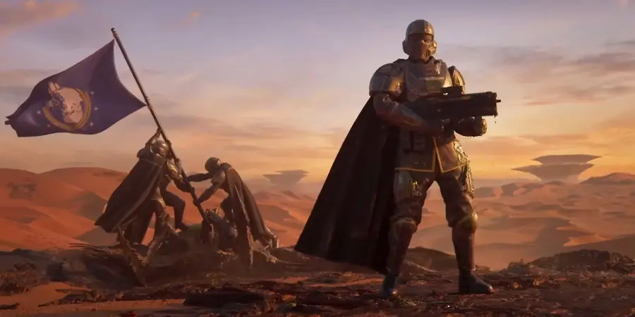 New photo of Helldivers 2, an online tactical action game 