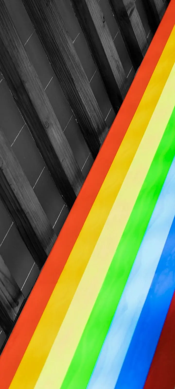 Rainbow design background for the Samsung Galaxy A05