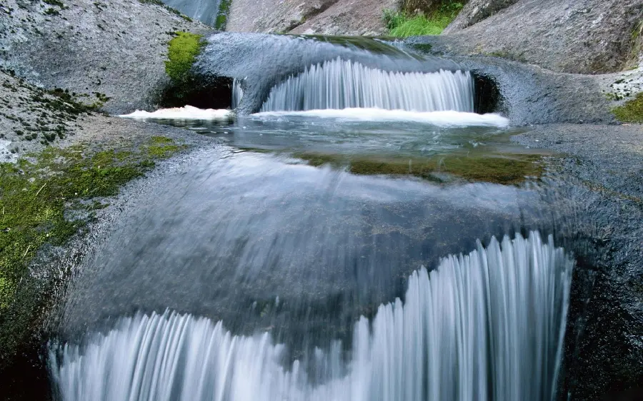 Download image of a waterfall landscape in nature for profile