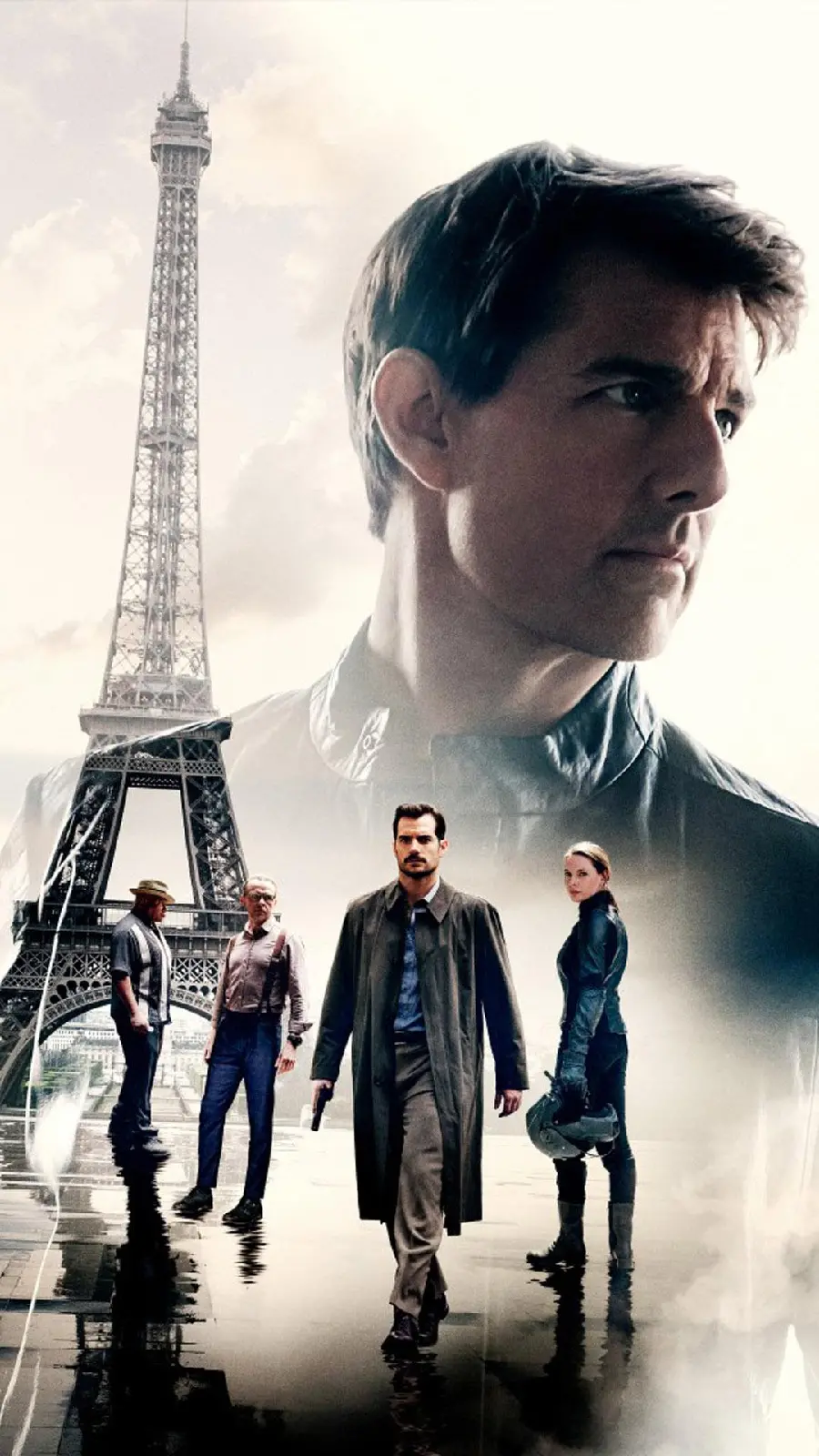 Image of the famous Hollywood actor Tom Cruise on a movie poster