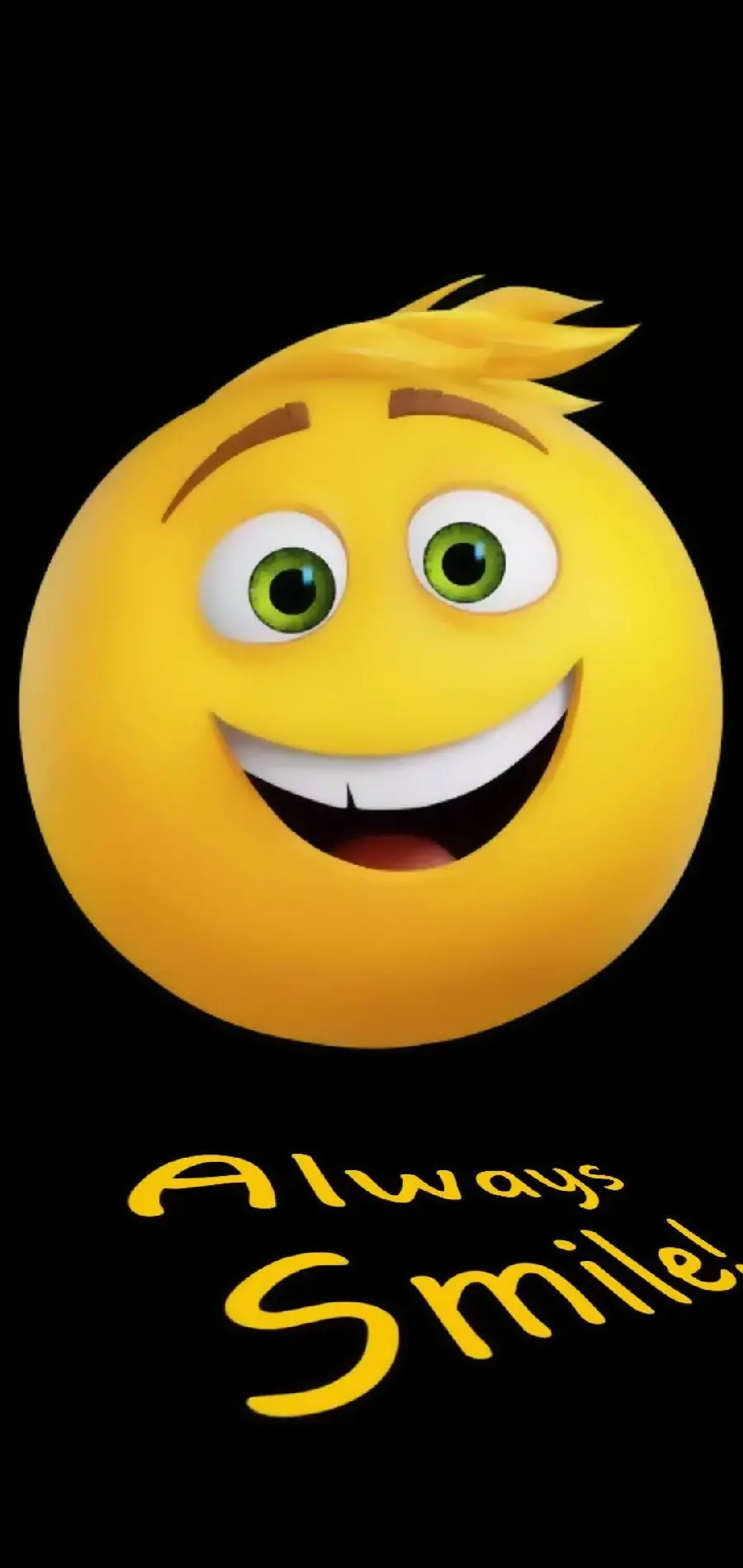 The most interesting emoji or emoticon design highlight cover photo with a black background