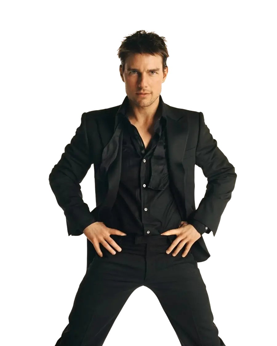 Very stylish wallpaper with all black style from Tom Cruise