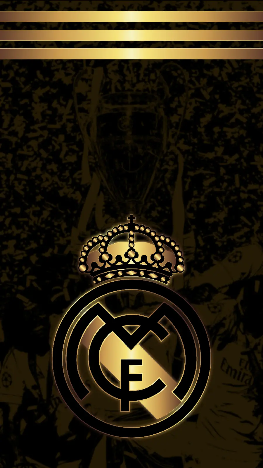 Download Real Madrid photo modern and cool design for profile and wallpaper