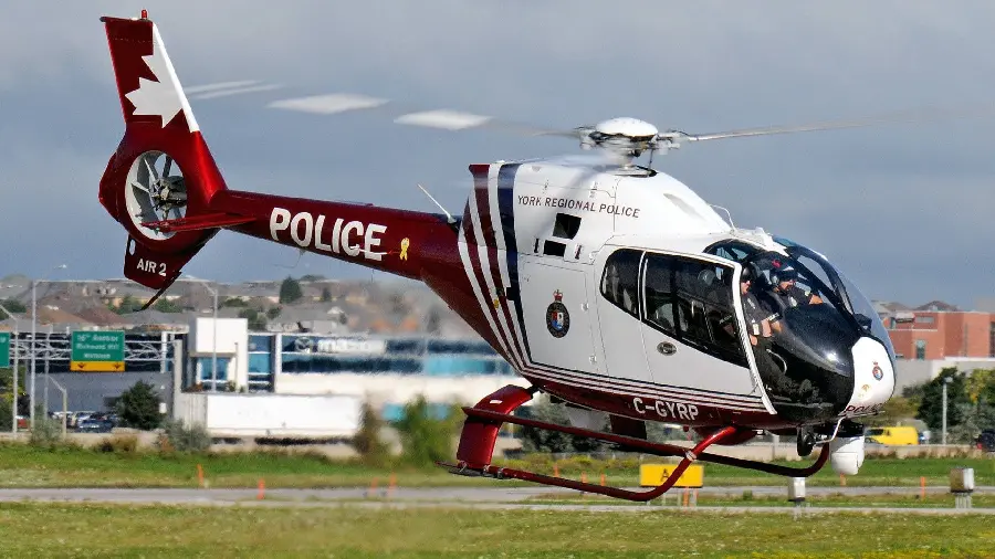High quality photo of a private helicopter model 2000