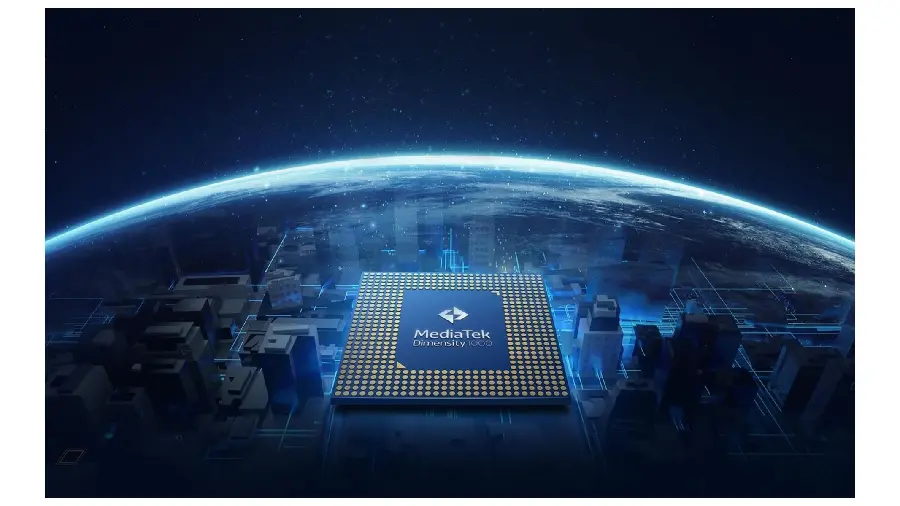 Download a photo of a technology chip used in computers and laptops produced by MediaTek