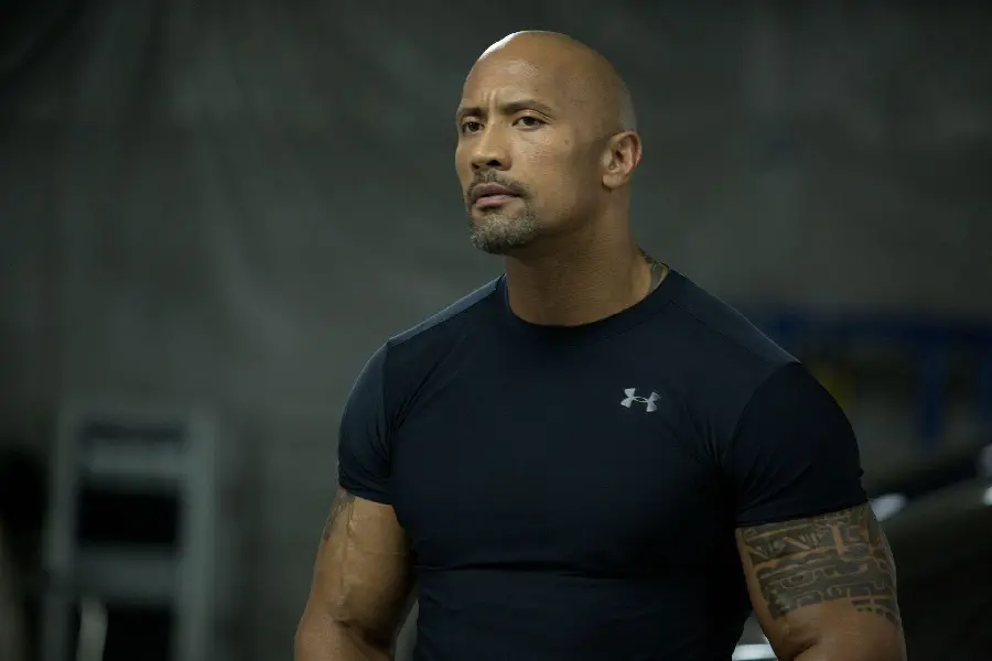 A photo of the current and popular actor Dwayne Johnson or the Rock