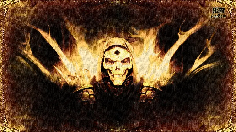 Scary stock photo of Diablo for printing on a board