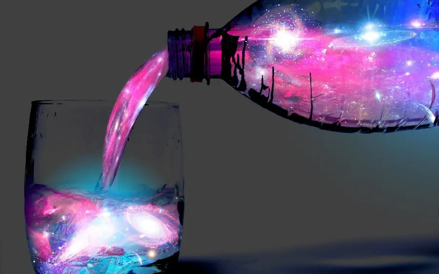 Very stylish background for Windows with a cocktail design 