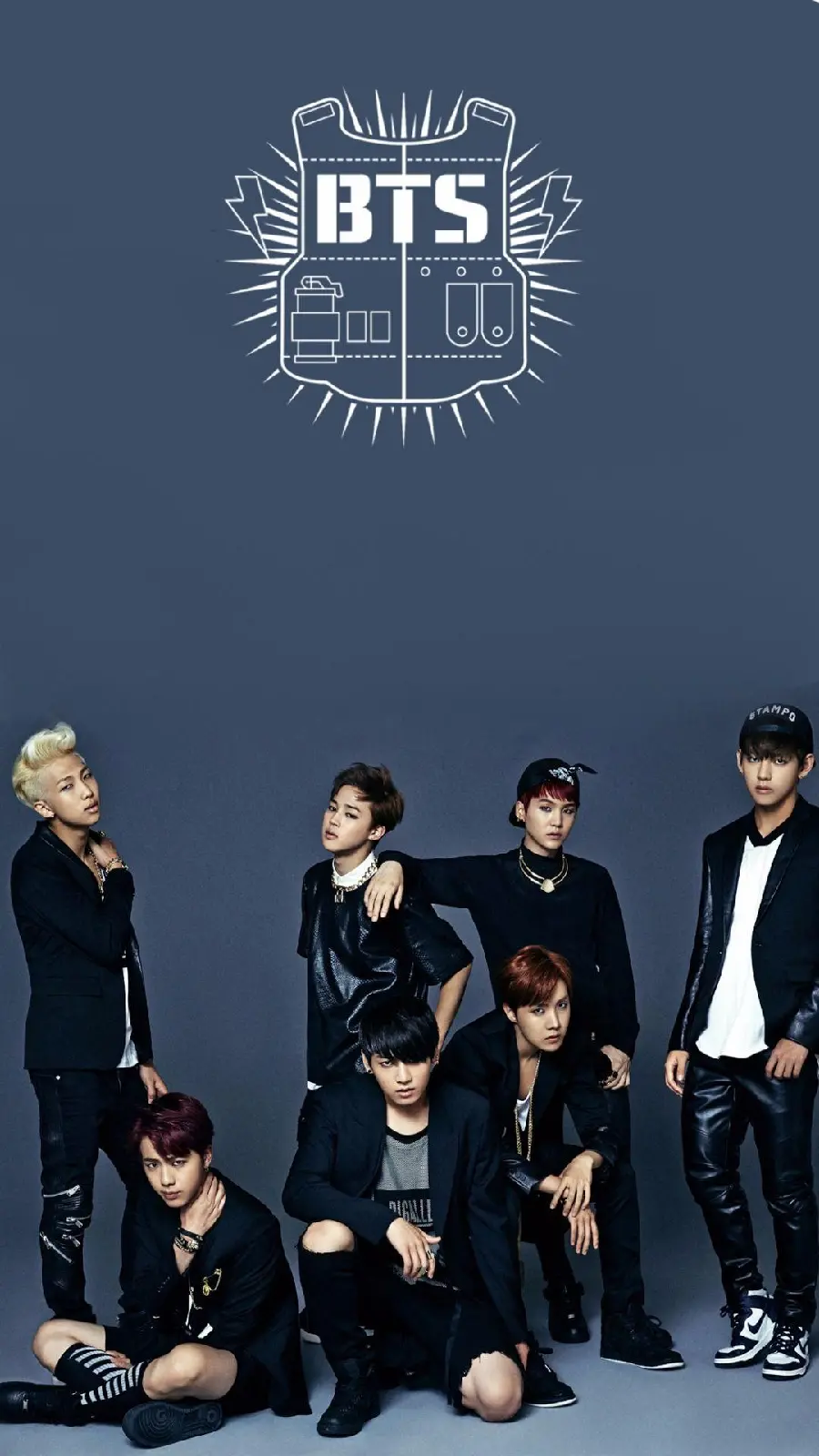 A very attractive picture of all BTS members