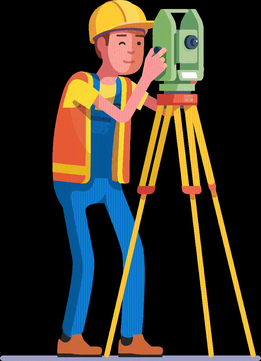 PNG image of a civil engineer, a gentleman, graphic without a background