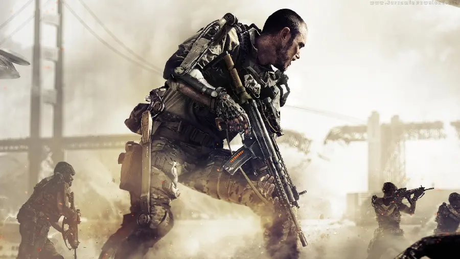 Photo of the popular computer game Call of Duty Advanced Warfare