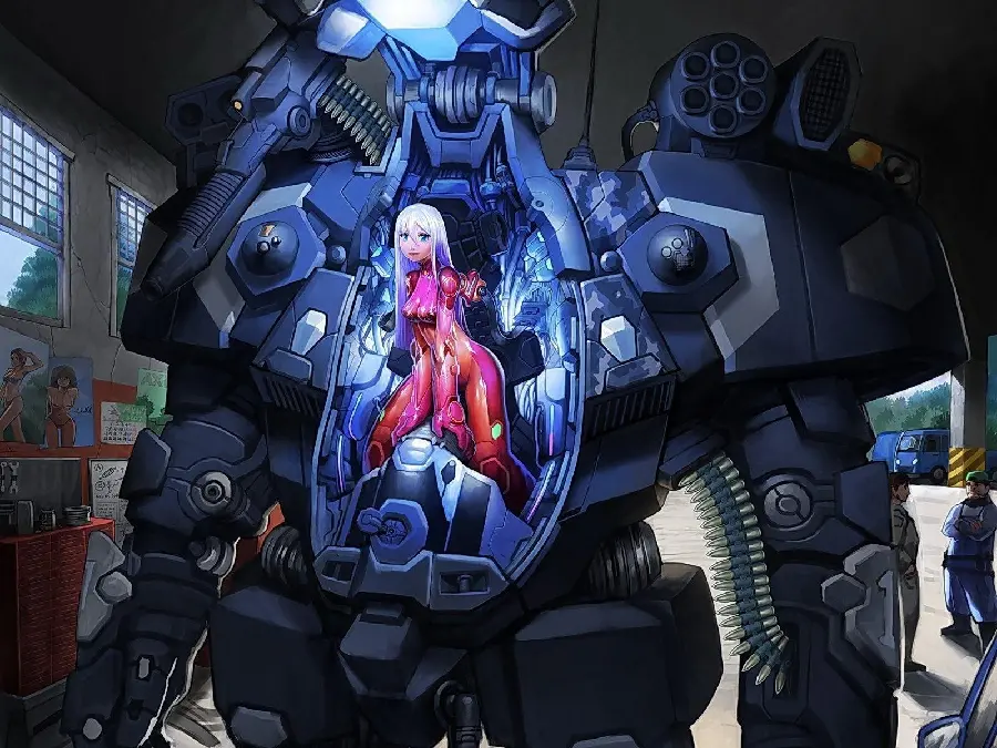 Cool robot wallpaper from a cool and interesting movie sequence