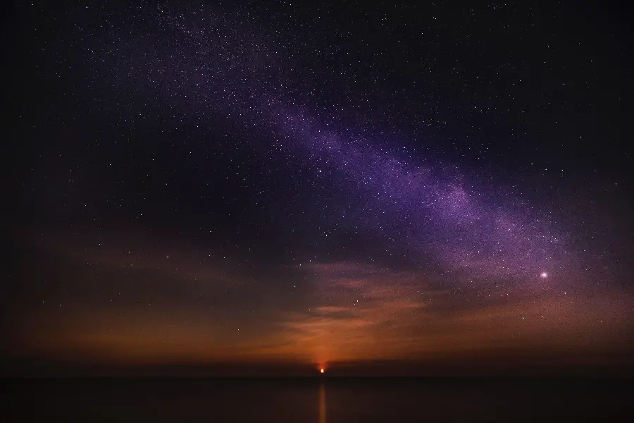 A special and spectacular image of astronomy and the secrets of space