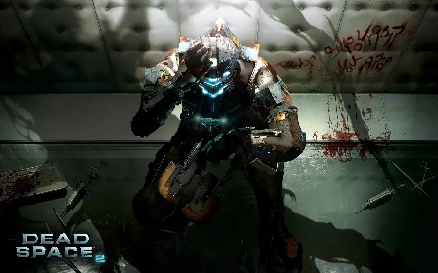 Dead Space 3 computer game stock image with pleasant quality