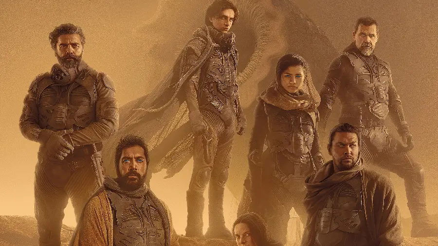 Stock image from the popular and famous American movie Dune 2