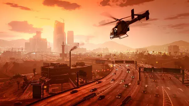New stylish background of the GTA 6 gta game in 2023