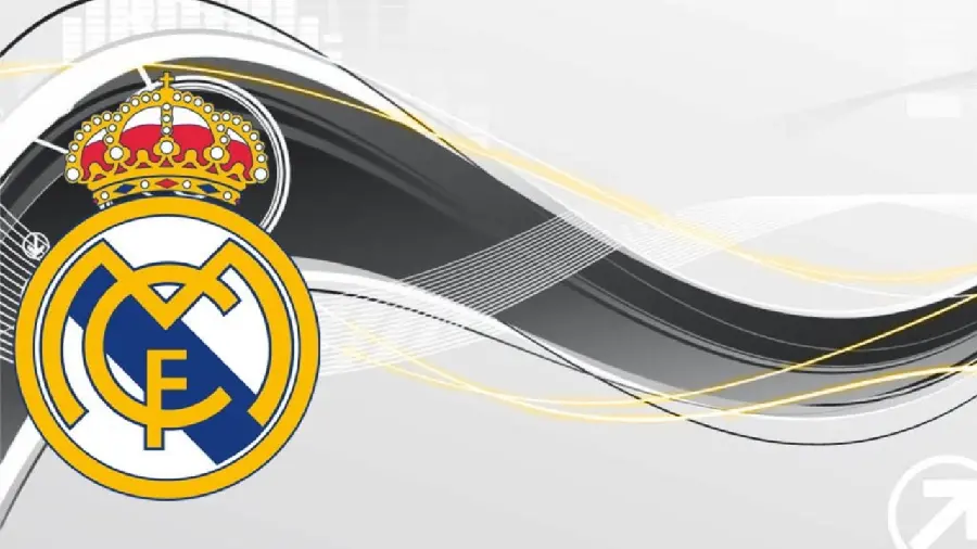 Background photo for printing a football laptop sticker Real Madrid