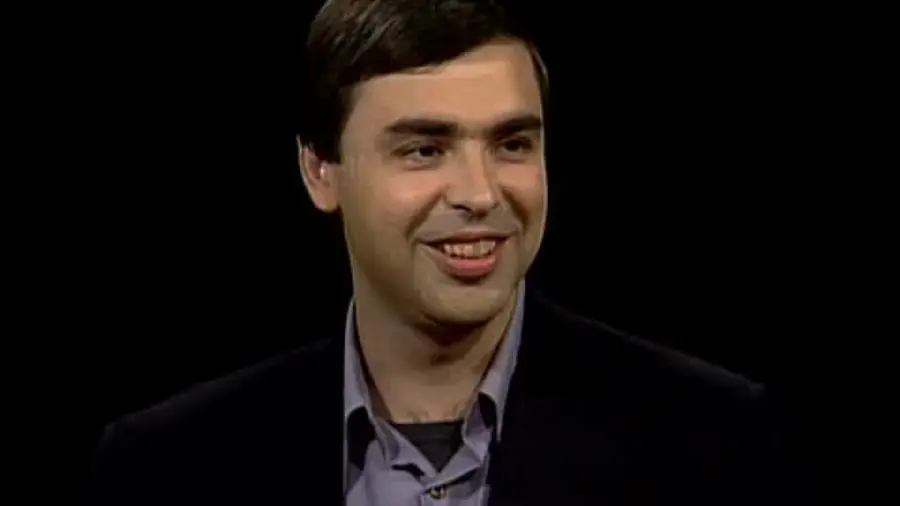 Very good quality stock photo of famous American Larry Page