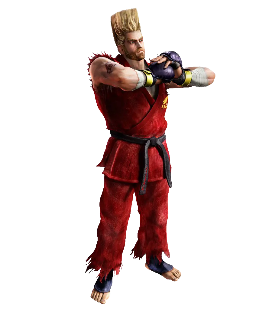 2D photo of Paul Phoenix, the most terrible character of the Tekken video game