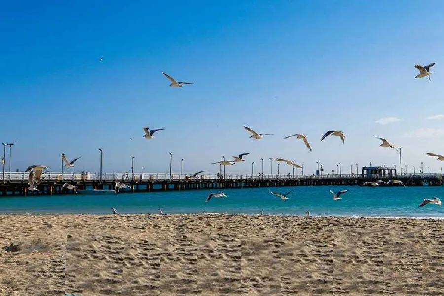 High-quality stock photo of the landscape and nature of the Kish sea
