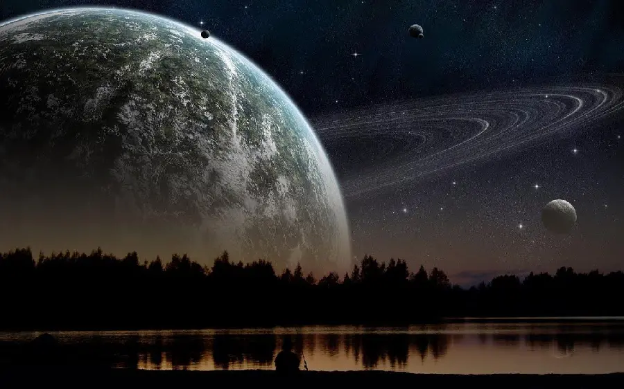 Very beautiful astronomical background photo for laptop background 