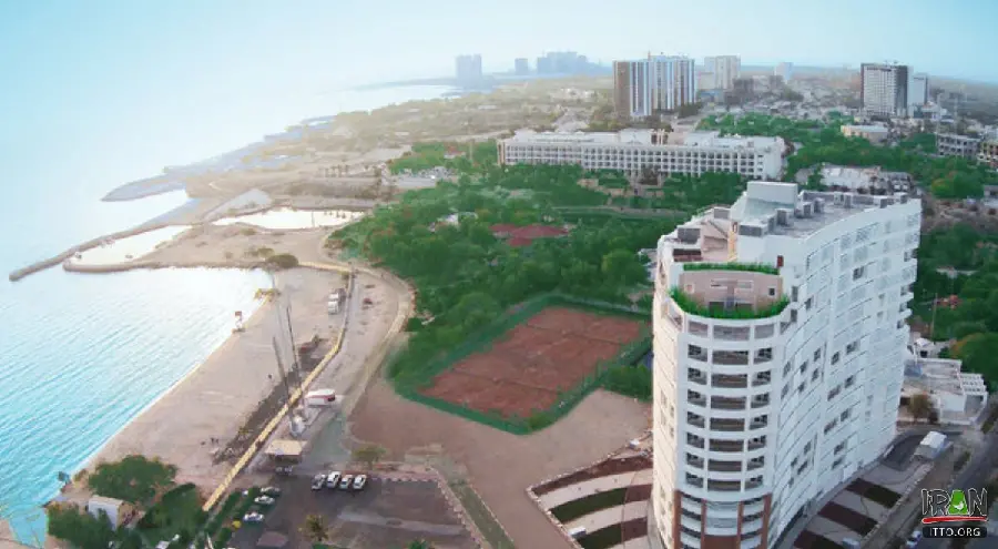 Aerial photo of Kish Island