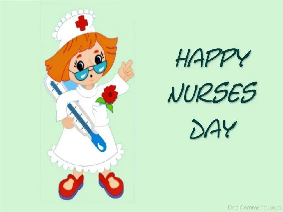 Stylish and beautiful cartoon graphic photo to congratulate Nurse's Day