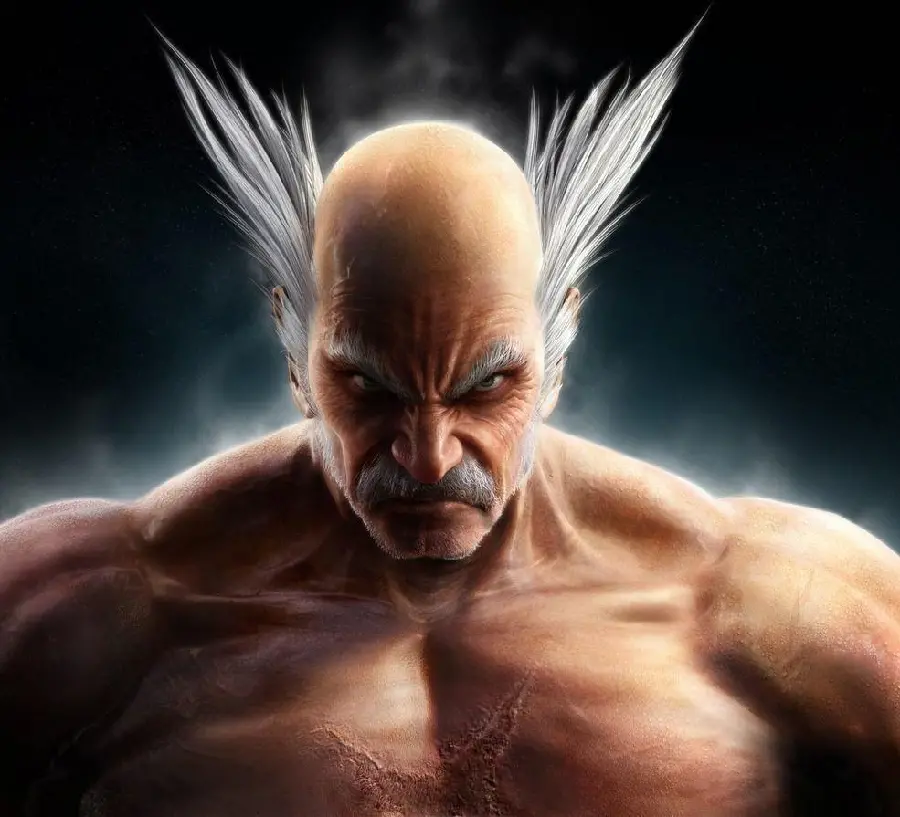 Stock photo of Heihachi Mishima, popular Tekken player