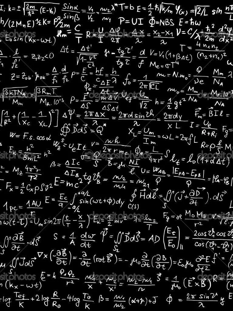 Download a variety of beautiful images for iPhone with designs of mathematics and physics