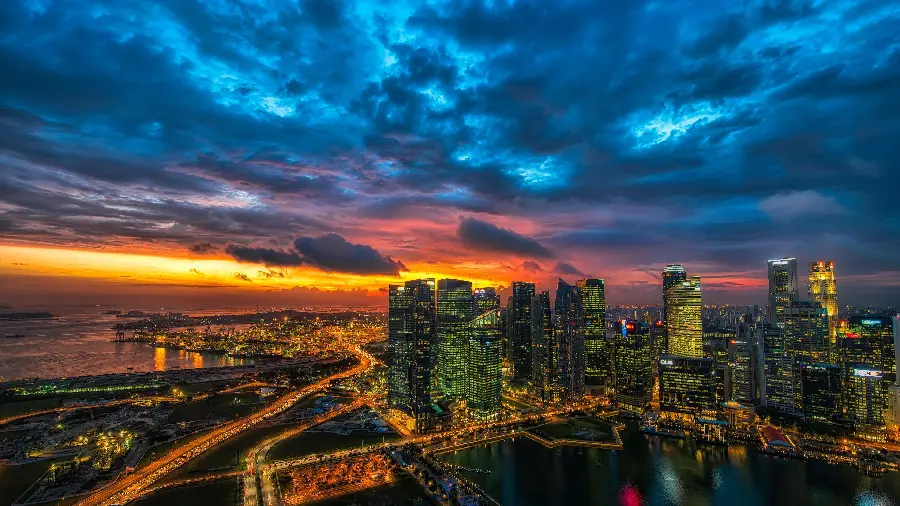 Download 8k background image of beautiful buildings with spectacular architecture