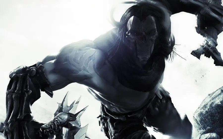 Photo of a scary computer game character for printing a wall poster for a teenager's room